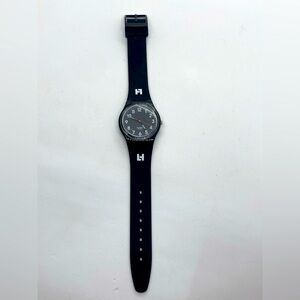 New Swatch IT22 AG-2009 Quartz Black Dial & Straps Swiss Unisex Watch Adjustable
